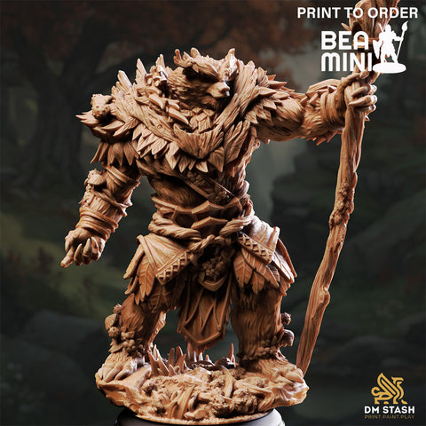 Werebear Druid - Hvitabjörn | BeaMini Print to Order Miniatures