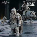Dorin Ironmark - On Foot and Mounted | BeaMini Print to Order Miniature