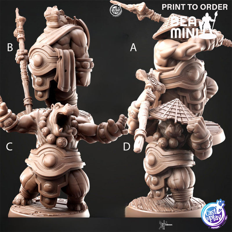 Giff Monks | BeaMini Print to Order Miniatures