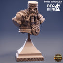 Kingan Krust - Bust | BeaMini Print to Order Miniatures