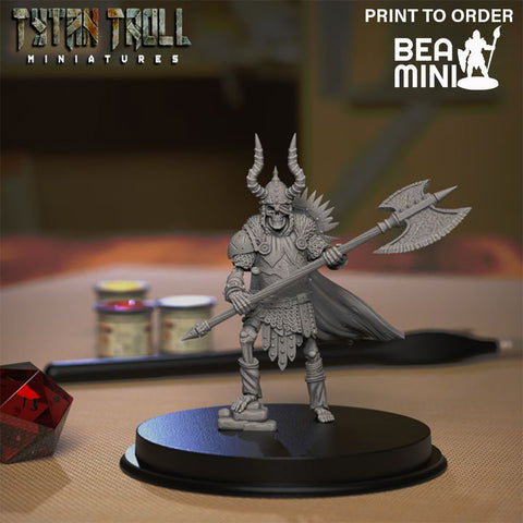 Skeleton Warbander 08 | BeaMini Print to Order Miniatures