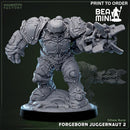 Forgeborn Juggernaut 2 | BeaMini Print to Order Miniature