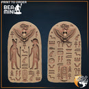 Egyptian Tablets | BeaMini Print to Order Miniatures