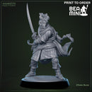 Tiefling Ranger | BeaMini Print to Order Miniatures
