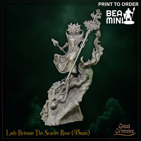 Lady Brienne The Scarlet Rose | BeaMini Print to Order Miniatures