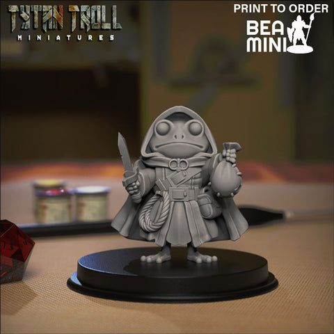 Frog Rogue | BeaMini Print to Order Miniatures
