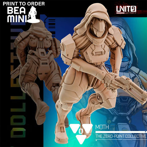 Moth | BeaMini Print to Order Miniatures