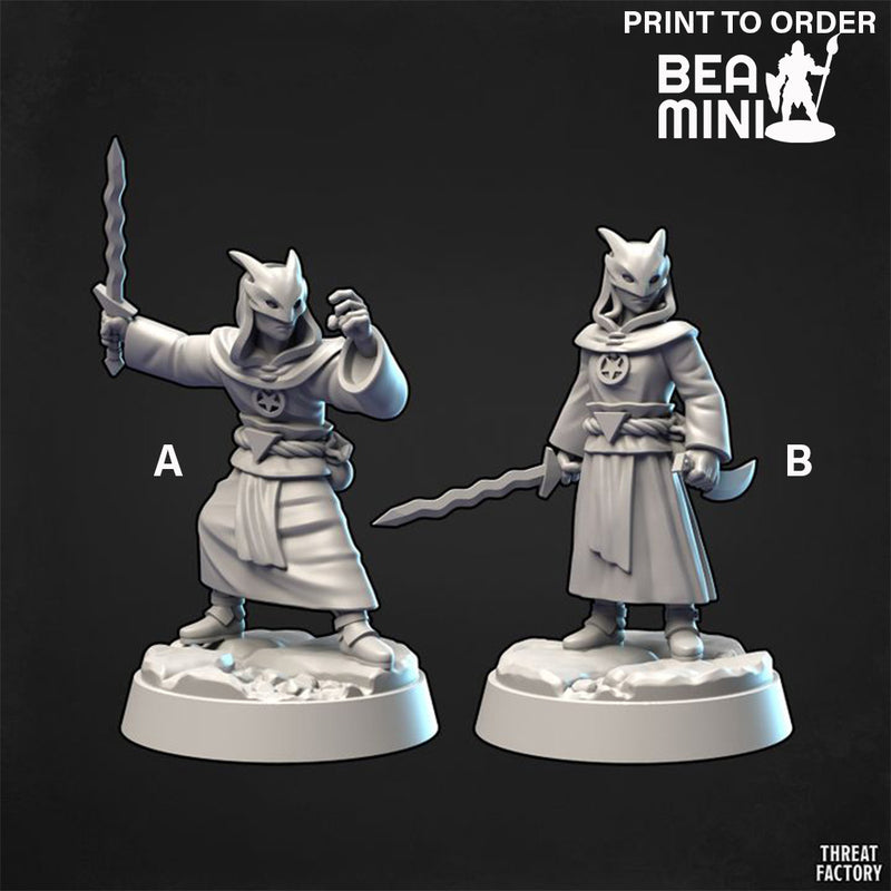 Cultist Fanatics | BeaMini Print to Order Miniatures