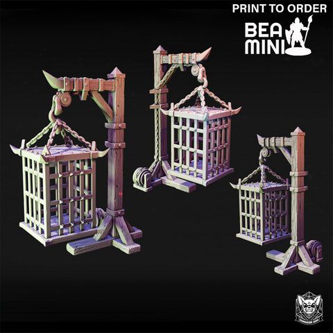 Iron Cage | BeaMini Print to Order Miniatures