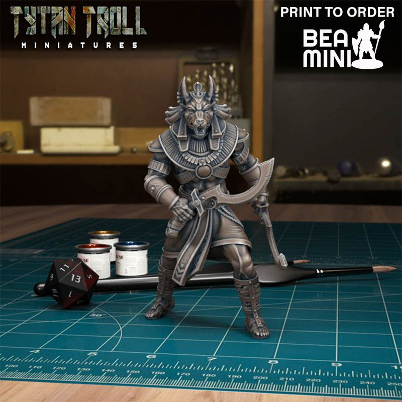 Anubis Guardian 02 | BeaMini Print to Order Miniature