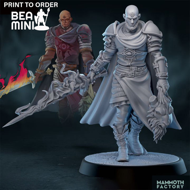 Infernal Knight 1 | BeaMini Print to Order Miniatures