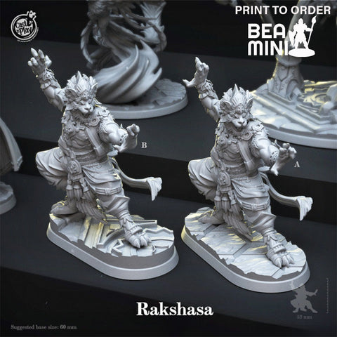 Rakshasa | BeaMini Print to Order Miniatures