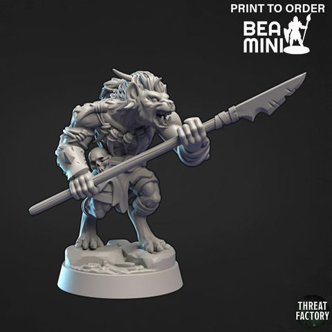 Gnoll E | BeaMini Print to Order Miniatures