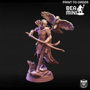 Half -Elf Ranger | BeaMini Print to Order Miniature