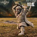 Bormur - Dwarven Fighter | BeaMini Print to Order Miniatures