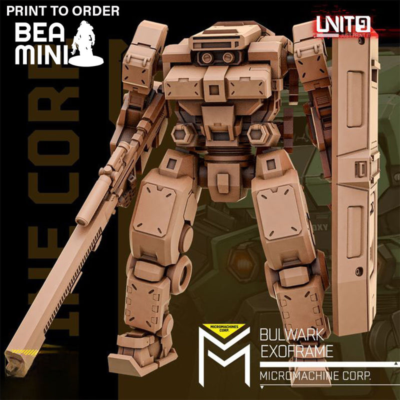 Bullwark Exoframe 3 | BeaMini Print to Order Miniatures
