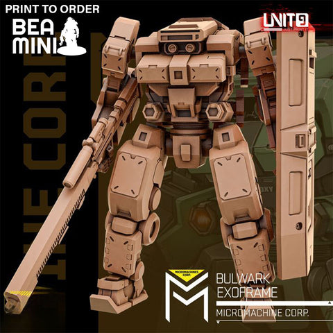 Bullwark Exoframe 3 | BeaMini Print to Order Miniatures