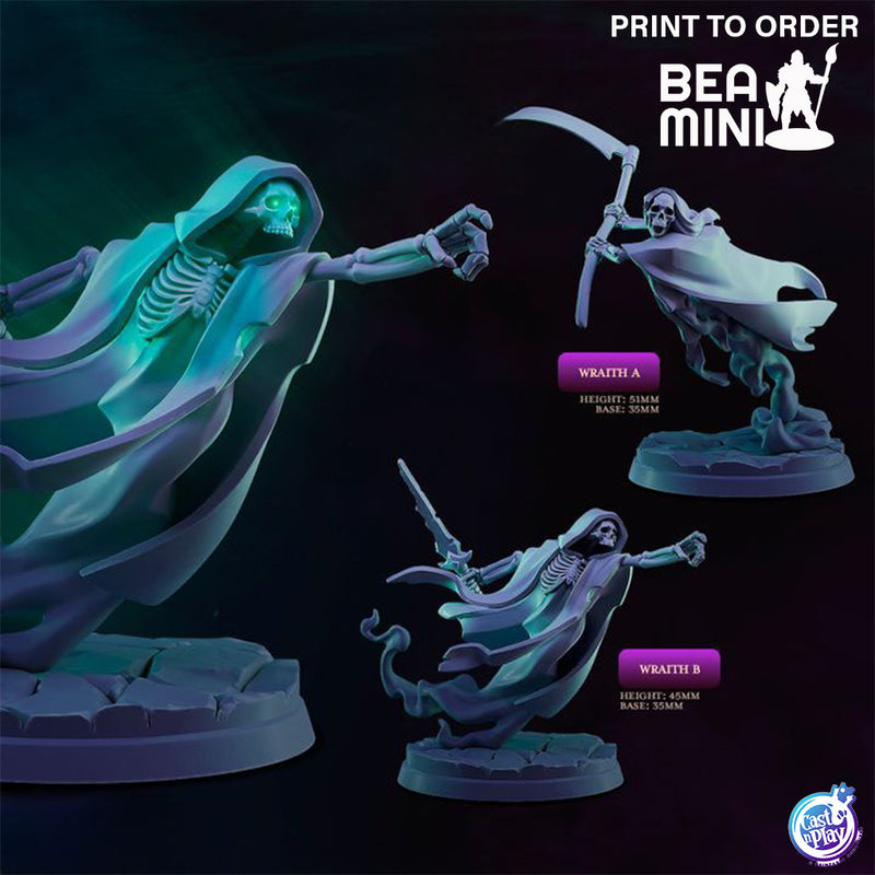 Wraiths | BeaMini Print to Order Miniatures
