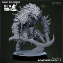 Boneyard Gnoll 3 | BeaMini Print to Order Miniatures