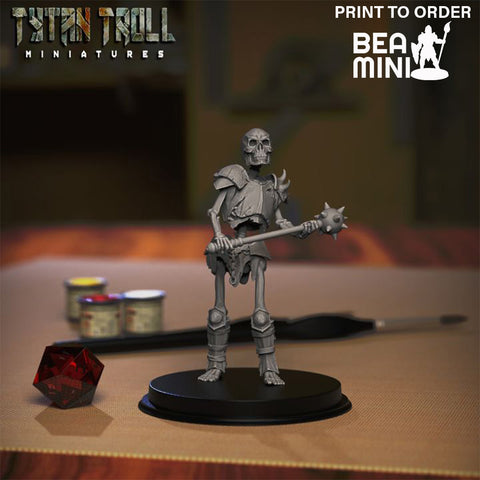 Skeleton 04 | BeaMini Print to Order Miniatures