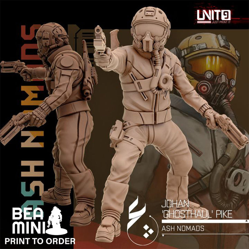 Johan 'Ghosthaul' Pike | BeaMini Print to Order Miniatures