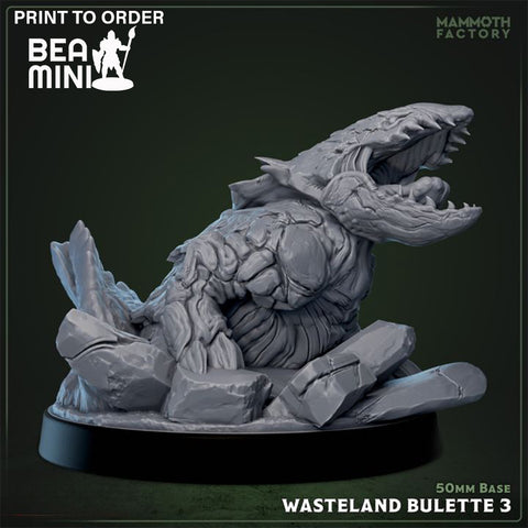 Wasteland Bulette 3 | BeaMini Print to Order Miniatures
