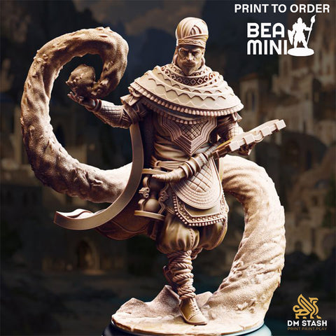 Ahmarai the Wizard | BeaMini Print to Order Miniatures