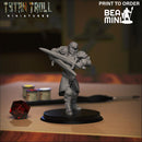 Animated Armour 06 | BeaMini Print to Order Miniatures