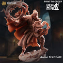 Aaron Drafthold Human Wizard | BeaMini Print to Order Miniatures