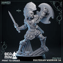 Eulyssian Swordsman 3A | BeaMini Print to Order Miniatures