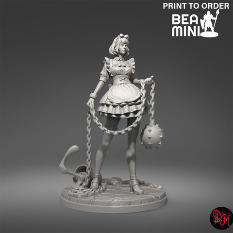 Elinda, Human Monk | BeaMini Print to Order Miniatures