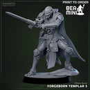 Forgeborn Paladin 3 | BeaMini Print to Order Miniature