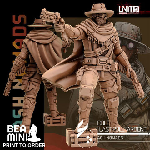 Cole 'Last Pull' Ardent | BeaMini Print to Order Miniatures