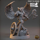 Airo Skycrusher - Aarakocra Fighter | BeaMini Print to Order Miniatures