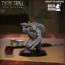 Werebear 5 | BeaMini Print to Order Miniature