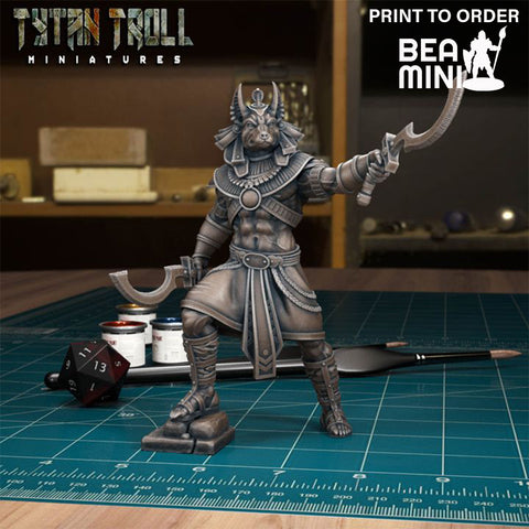 Anubis Guardian 05 | BeaMini Print to Order Miniature