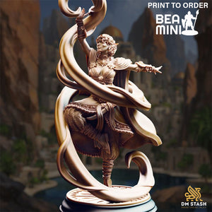 Juri - Elf Sorceress | BeaMini Print to Order Miniatures