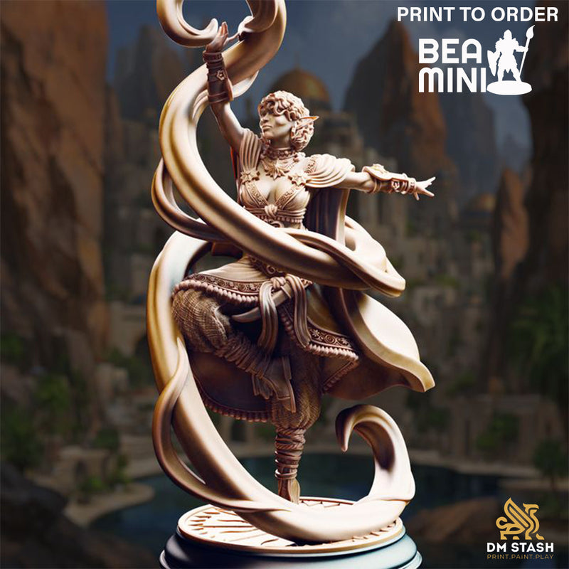 Juri - Elf Sorceress | BeaMini Print to Order Miniatures