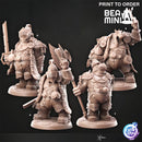 Giff Paladin | BeaMini Print to Order Miniatures