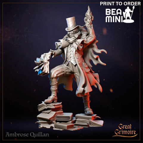 Ambrose Quillan, Human Artificer | BeaMini Print to Order Miniatures