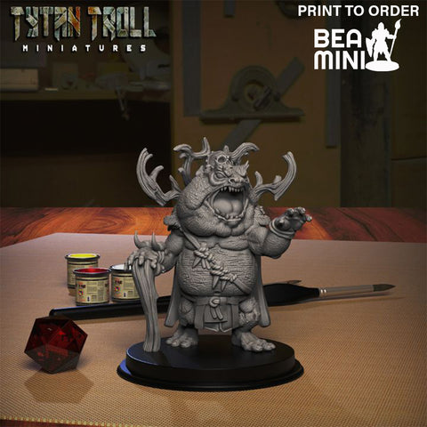 Slaad Toadfolk 02 | BeaMini Print to Order Miniatures