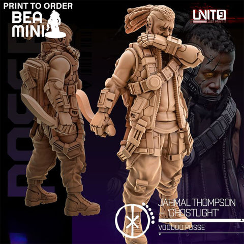 Jahmal Thompson - Ghostlight | BeaMini Print to Order Miniatures