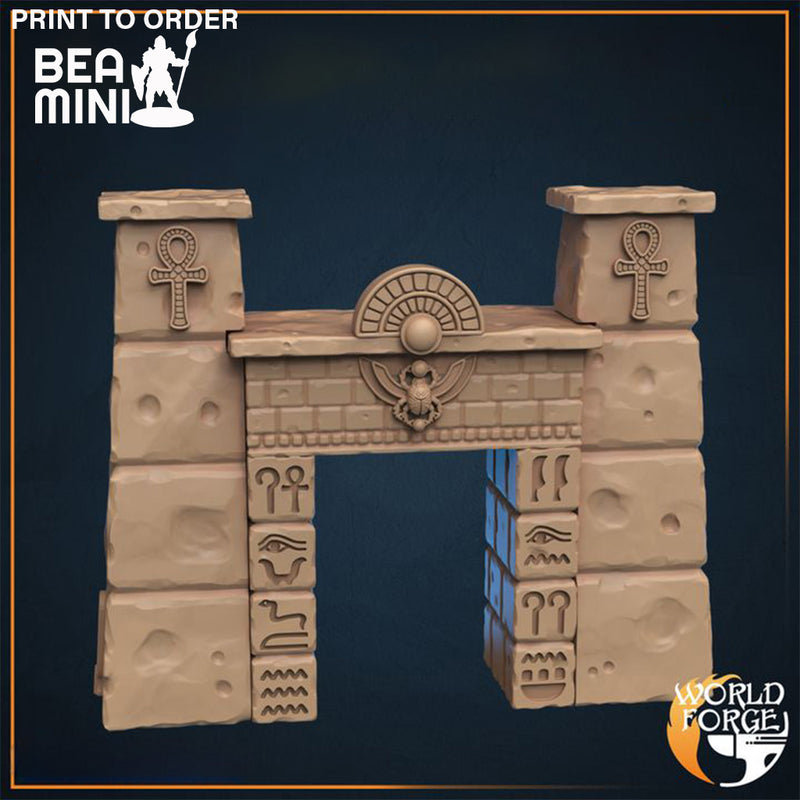 Egyptian Arch | BeaMini Print to Order Miniatures