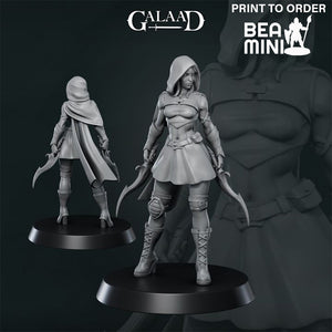 Female Rogue | BeaMini Print to Order Miniatures