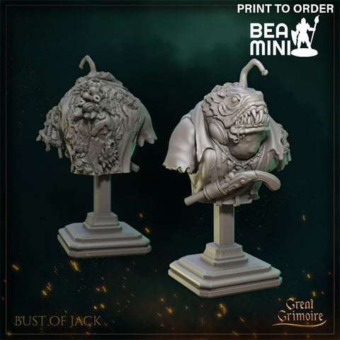 Bust of Jack | BeaMini Print to Order Miniatures
