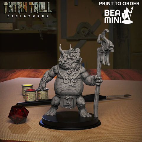 Slaad Toadfolk 03 | BeaMini Print to Order Miniatures