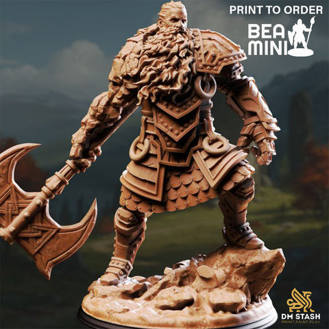 Fire Giant - Surtrson | BeaMini Print to Order Miniatures