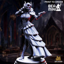 Vampire Courtesan - Carmine Duvall | BeaMini Print to Order Miniatures