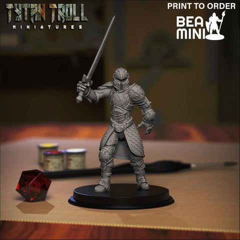Animated Armour 02 | BeaMini Print to Order Miniatures