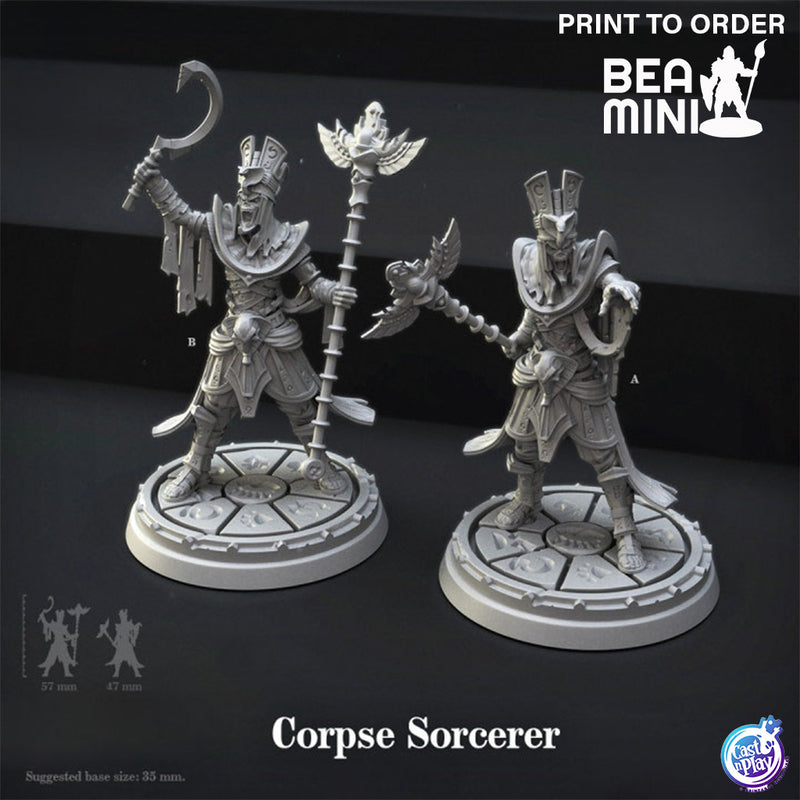 Corpse Sorcerer | BeaMini Print to Order Miniatures